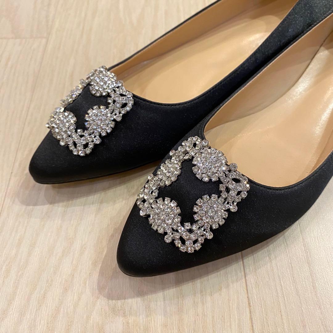 【Raspberry Pie様】マノロブラニク　ハンギシ風　フラットシューズ