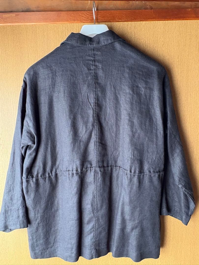 かぐれ コラボ フレンチリネンのテーラードジャケット