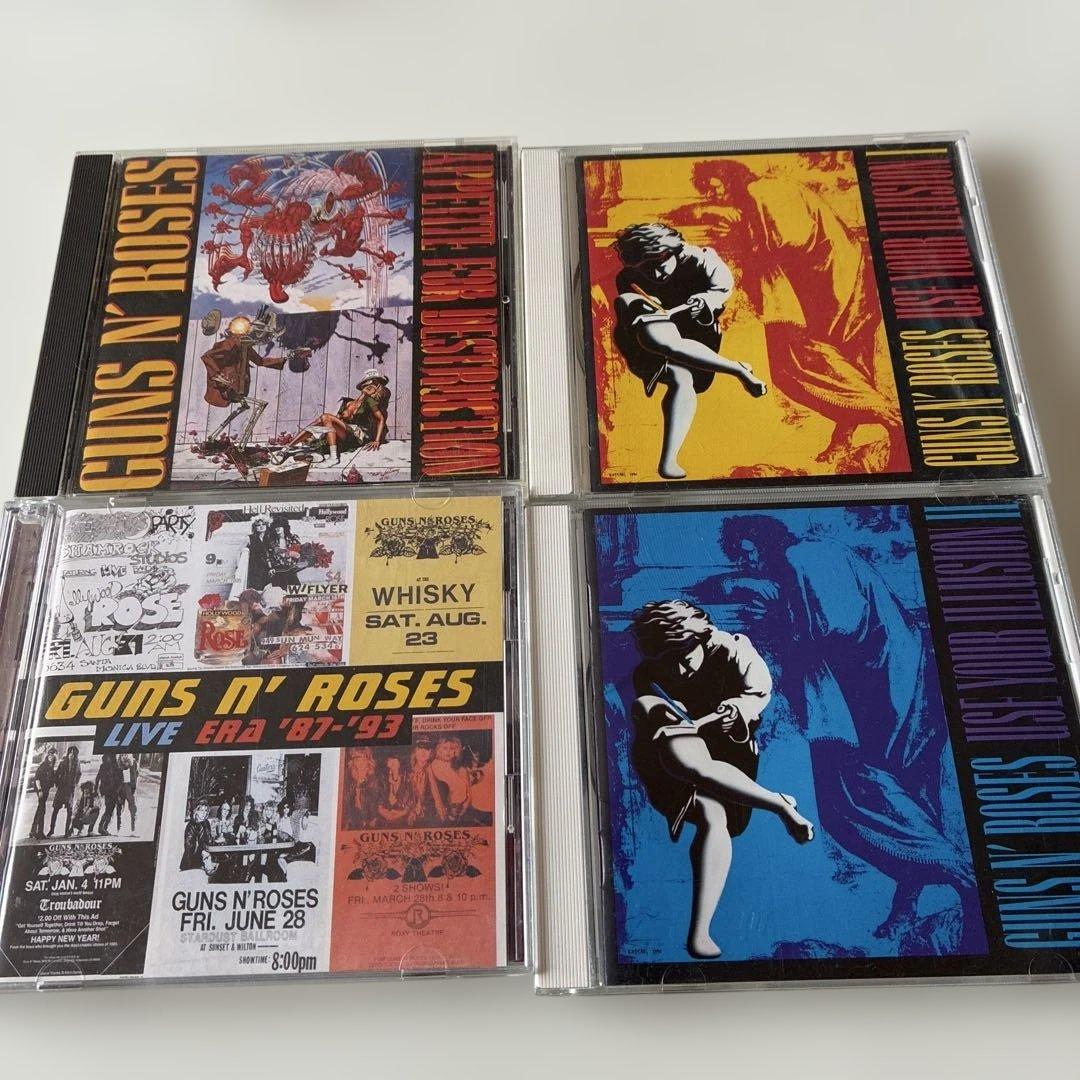 Guns N' Roses CD4作セット　発禁　帯付き