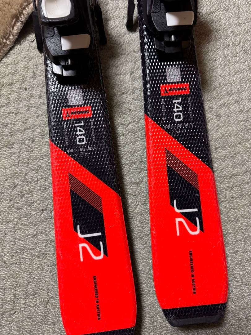 ATOMIC RED STER J2 140cm ジュニアスキー板