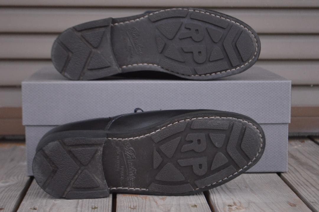 美品　PARABOOT　シャンボード　UK5.5　ブラック　Uチップ　パラブーツ