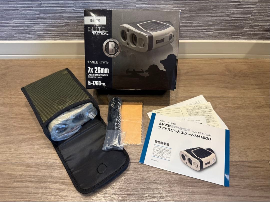 【極上品】Bushnell製 ライトスピード エリート 1M 1600 距離計
