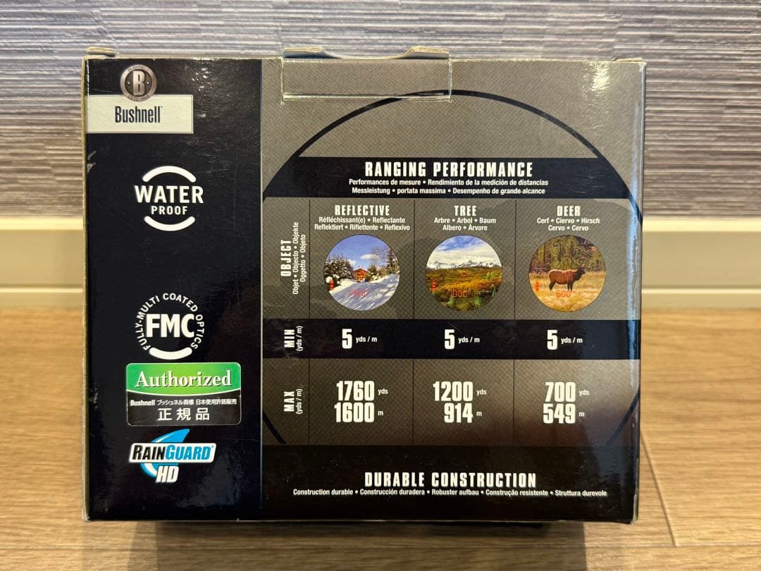【極上品】Bushnell製 ライトスピード エリート 1M 1600 距離計