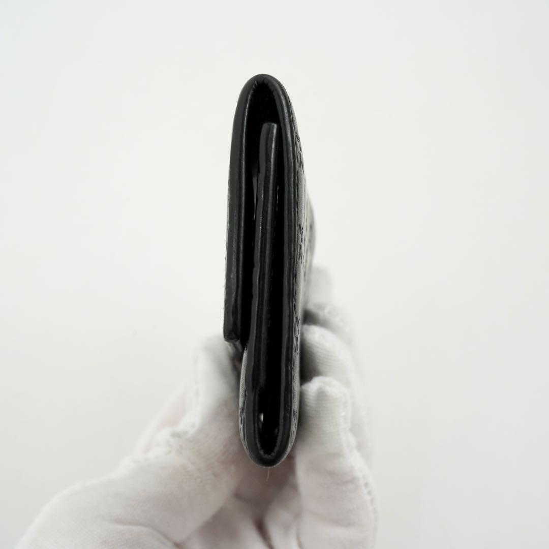 ✨極美品✨　GUCCI キーケース　6連　マイクロシマ　GG レザー　黒