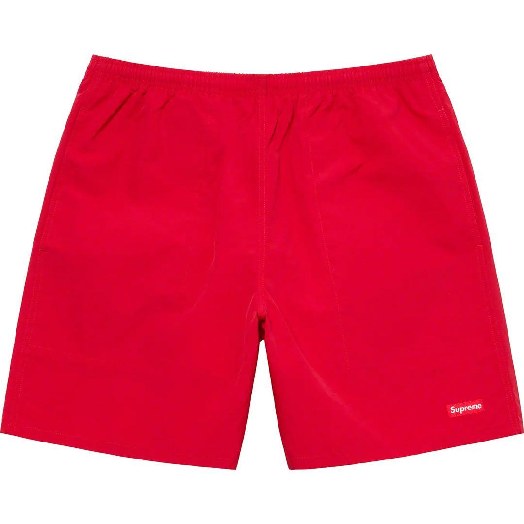 SUPREME Nylon Water Short パンツ ショーツ S レッド