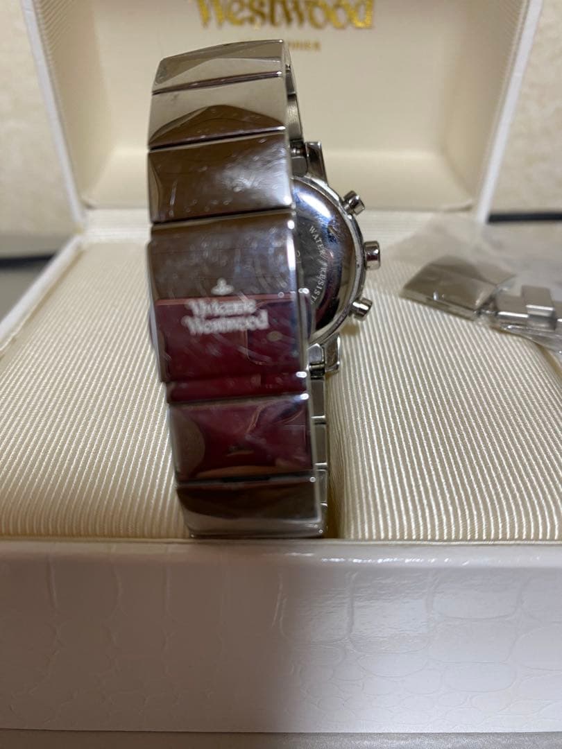 Vivienne Westwood 腕時計 クロノグラフ ピンク オーブ