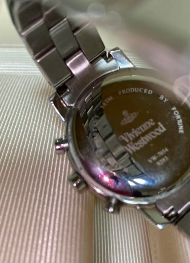 Vivienne Westwood 腕時計 クロノグラフ ピンク オーブ