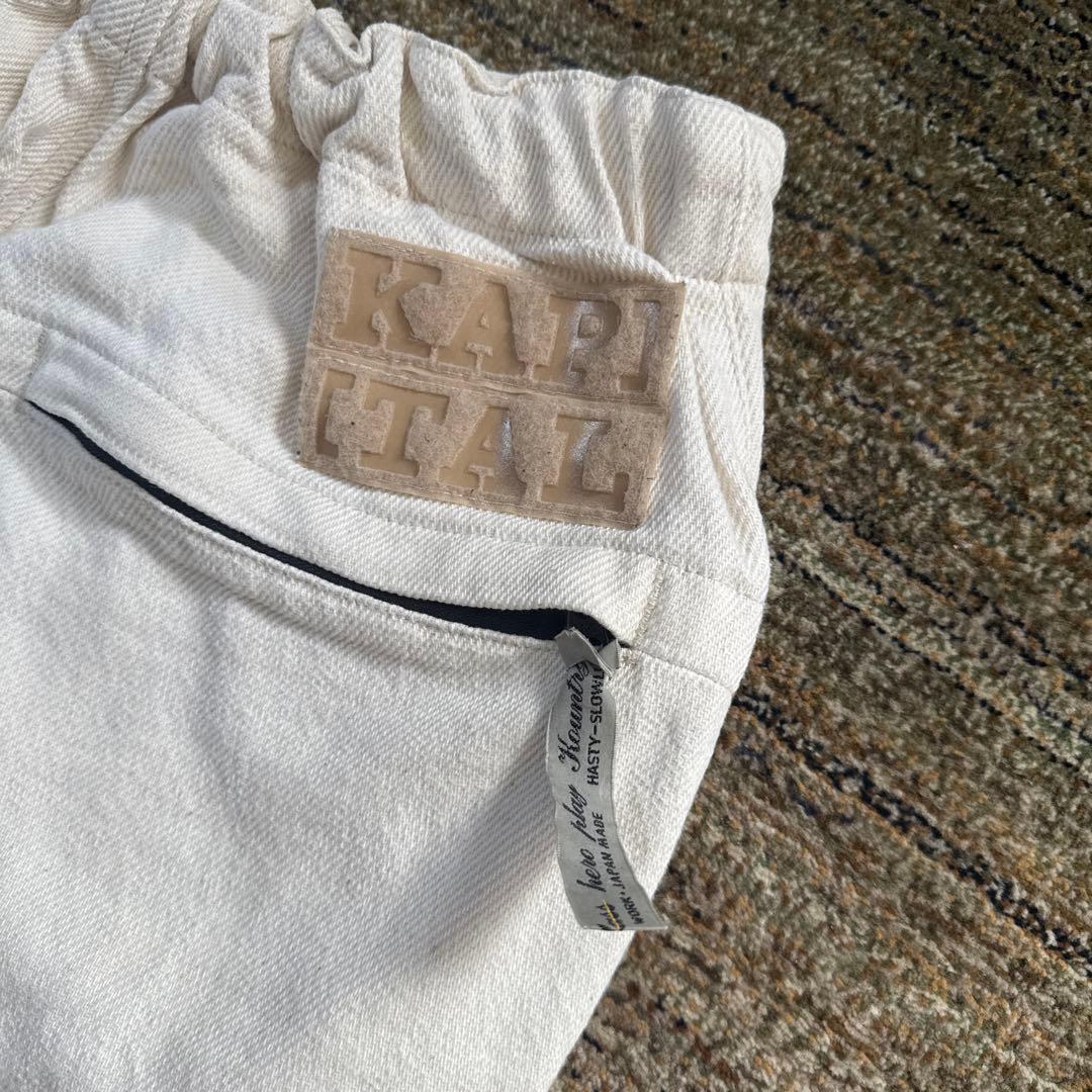 KAPITAL ドリルヌーベルシャトルパンツ Mサイズ