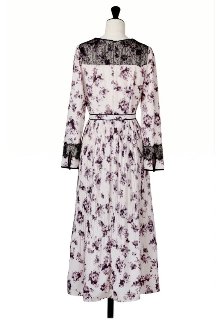 新品未使用 Grasse Floral Pleated Dress