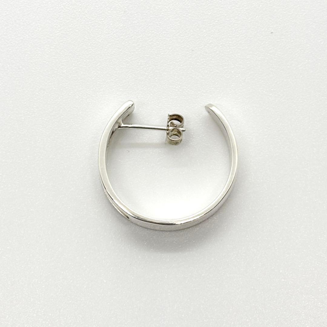 美品✨GUCCI グッチ ピアス Gロゴ フープ SV925 片耳