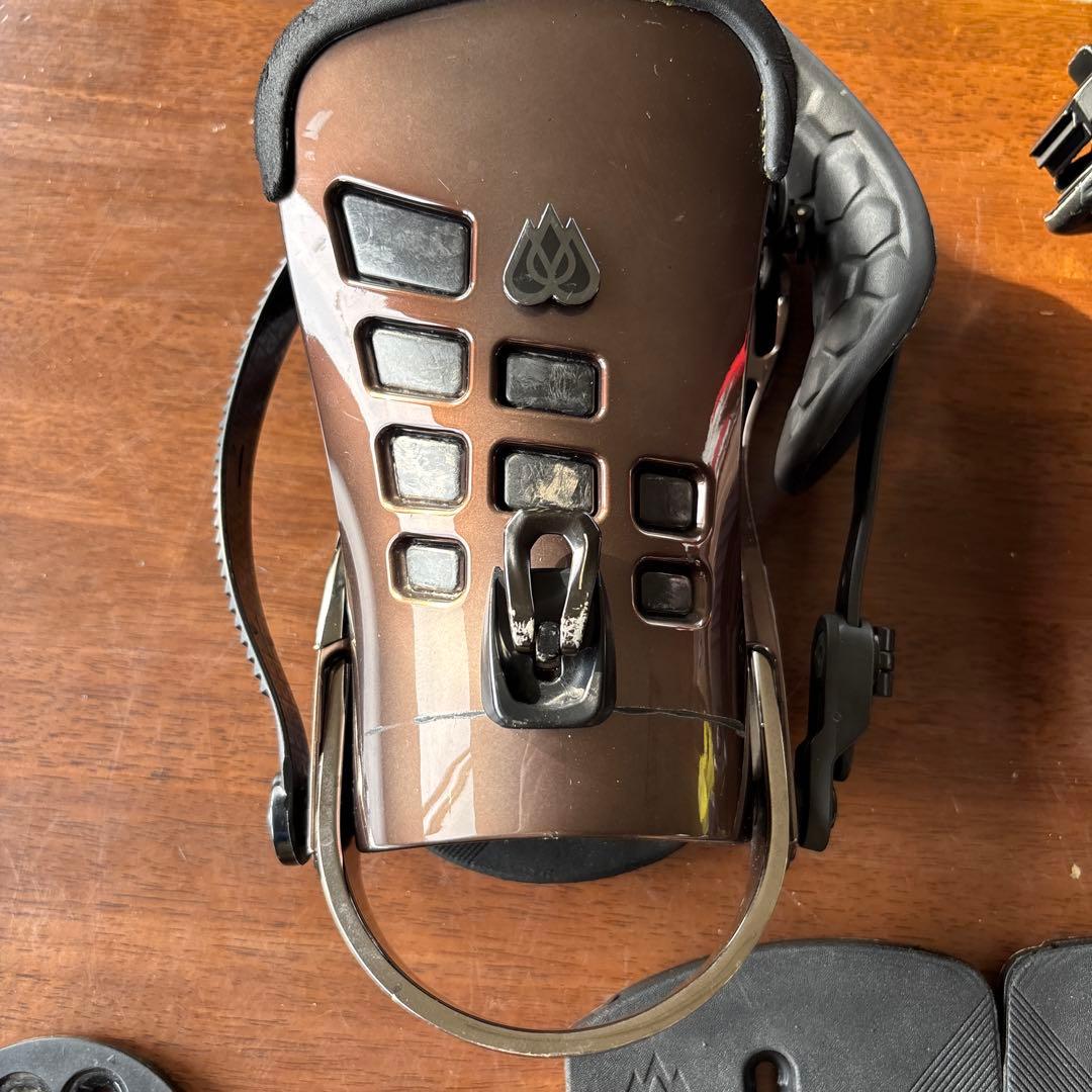 UNION スノーボードビンディング ブラウン