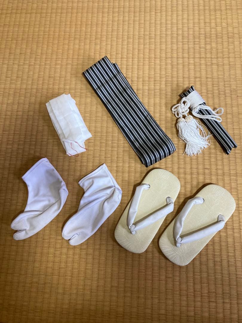 男の子用着物セット 黒とグレー