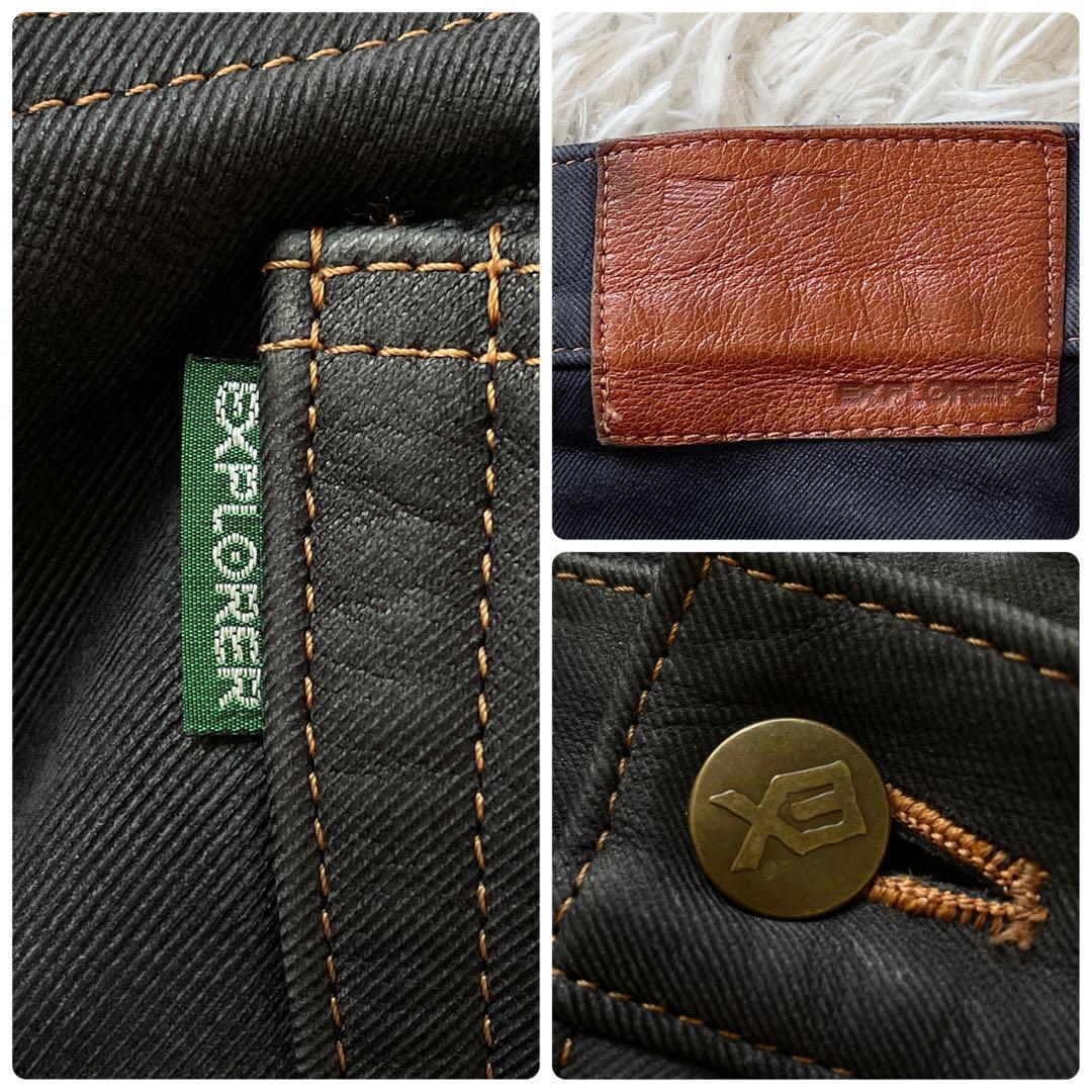 美品 XLサイズ KUSHITANI EXPLORER JEANS ブラック