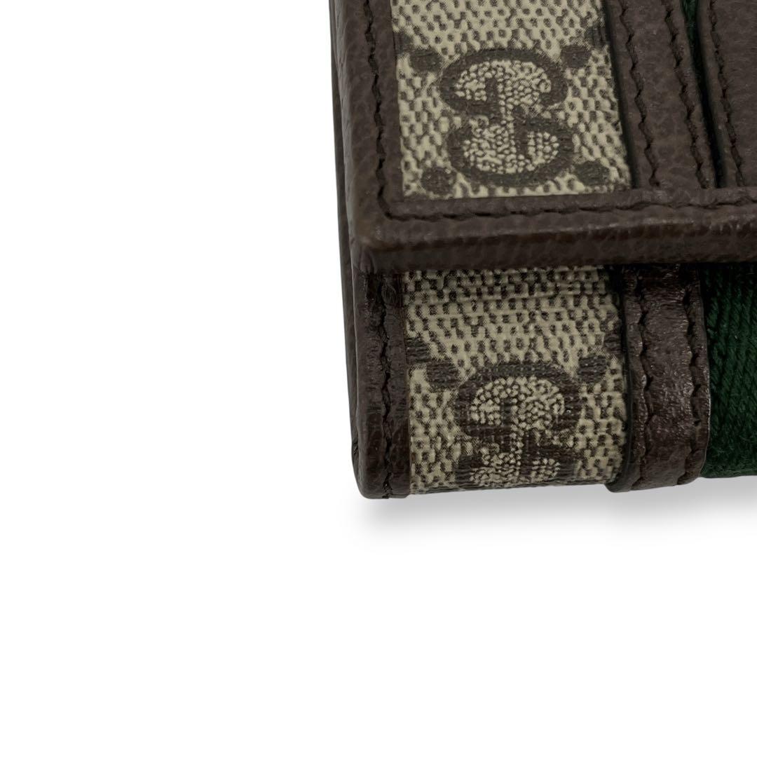 グッチ　6連キーケース　オフィディア　GGマーモント　シェリーライン　PVC