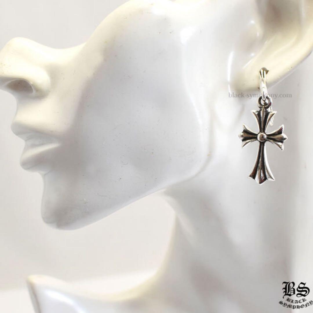 【値段交渉可能】Chrome Hearts タイニーCHクロス フープ ピアス