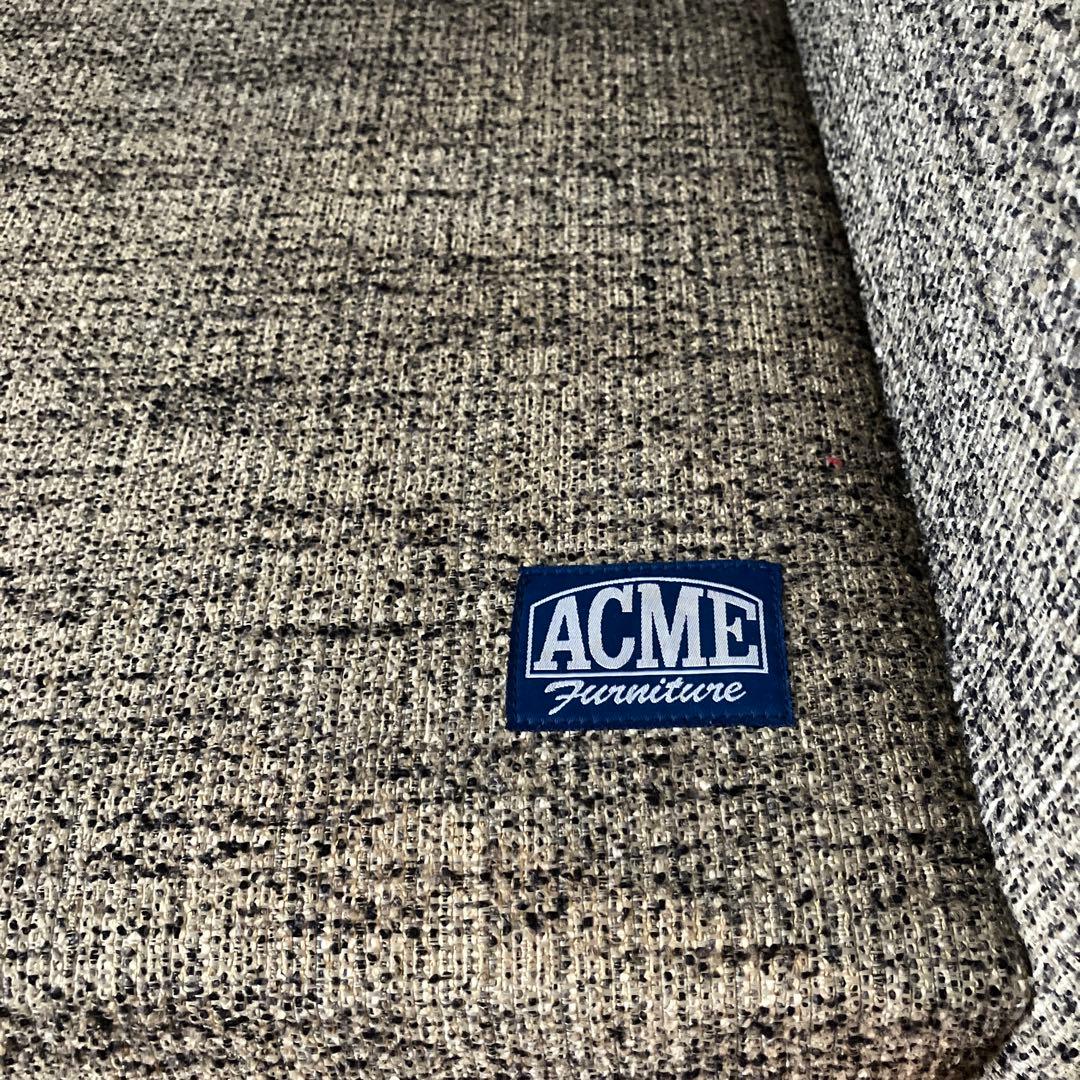 ACME アクメファニチャー ソファ (ブラウン×ブラック ベース)