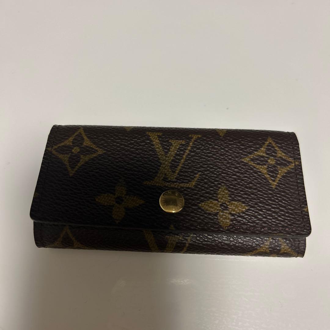いぬどルイ・ヴィトン モノグラム レザーキーケース