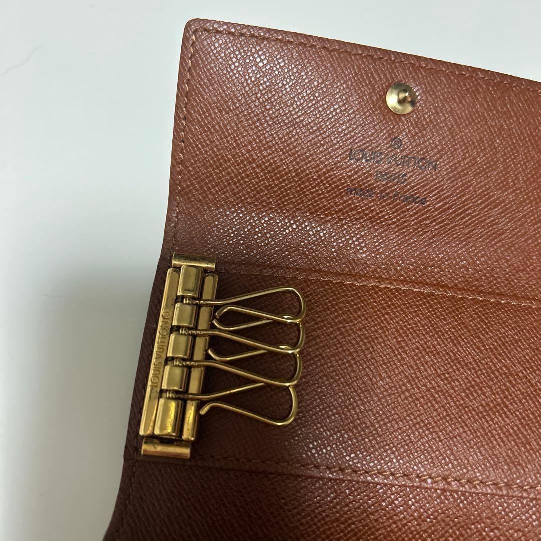 いぬどルイ・ヴィトン モノグラム レザーキーケース