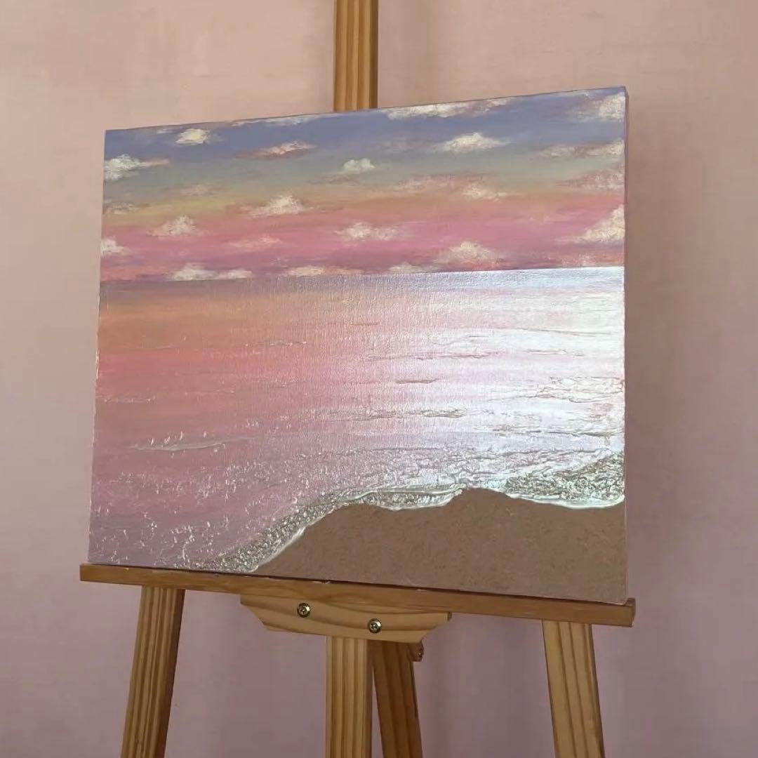 【kih様　リクエスト作品】海の風景 テクスチャーアート 海の絵 海 海アート