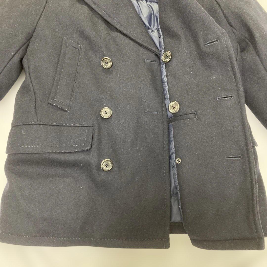 【美品】ラルフローレン ダウンPコート メルトンウール×ホワイトダック サイズL