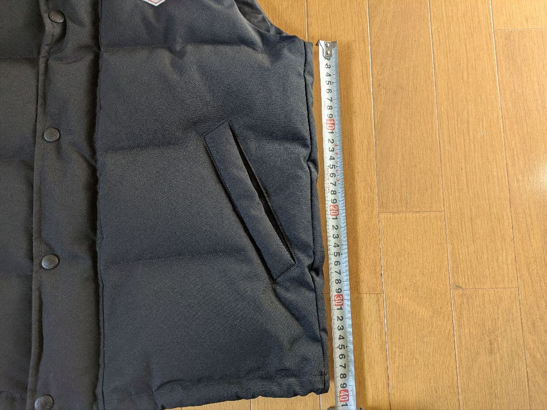 美品 DANTON ダウンベストMEN JD-8858 LAS【40】