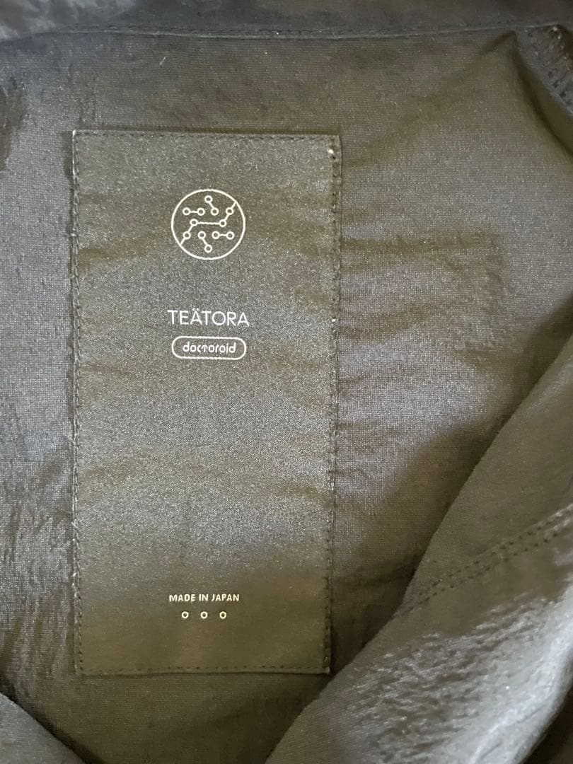 TEATORA / CAPSULESNAP POLO SHIRT ／M size