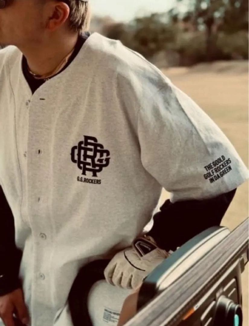 【値下げ】G.G.ROCKERS ベースボールシャツ&スウェットショーツ　XL