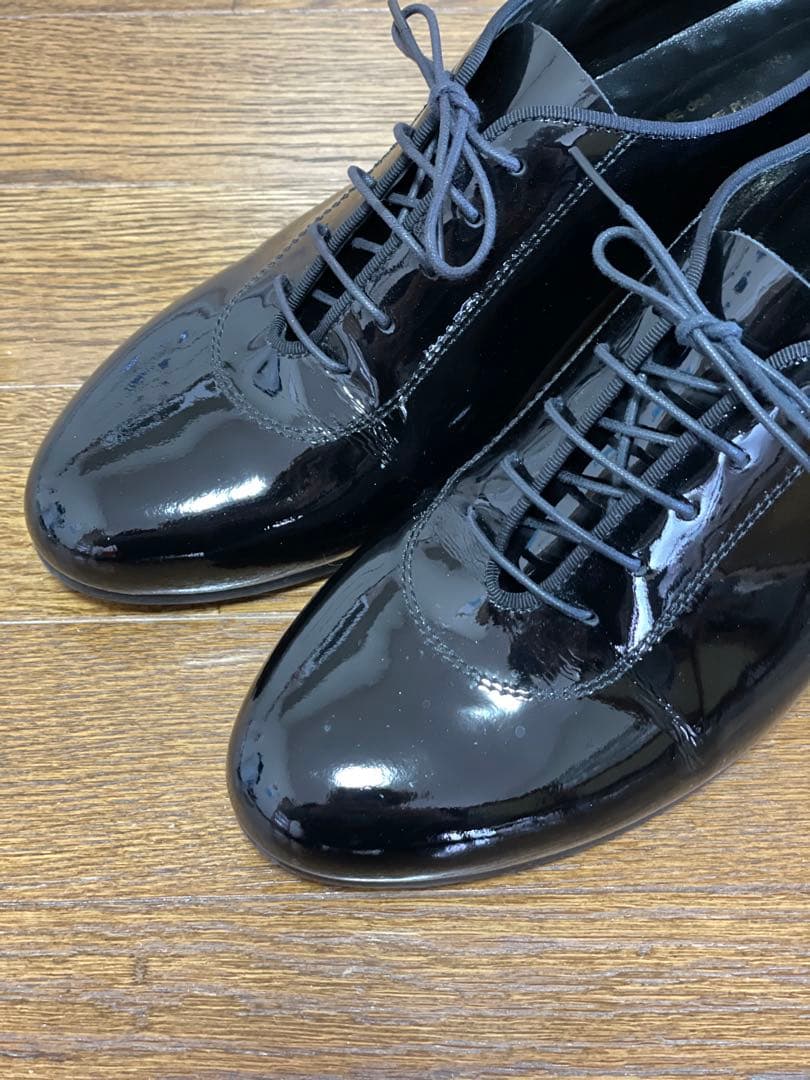 コムデギャルソンオムプリュス ヒールシューズ 革靴 ドレス エナメル