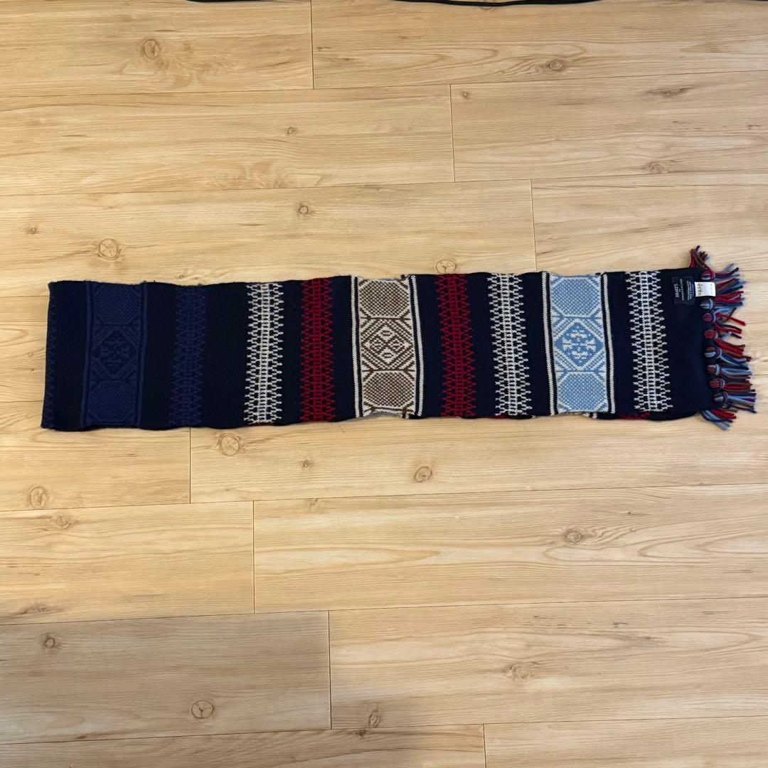 Drake's for tomorrowland★ノルディック柄マフラー