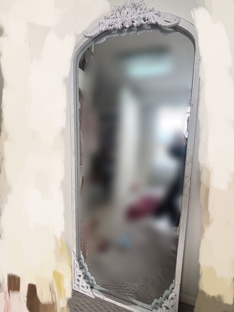 【本日削除】木製枠アンティーク鏡170×70