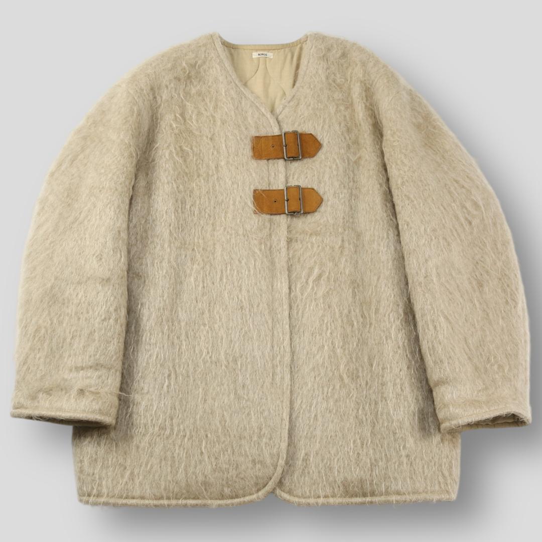 美品 nowos ノーウォス 19AW Shaggy Coat シャギーコート