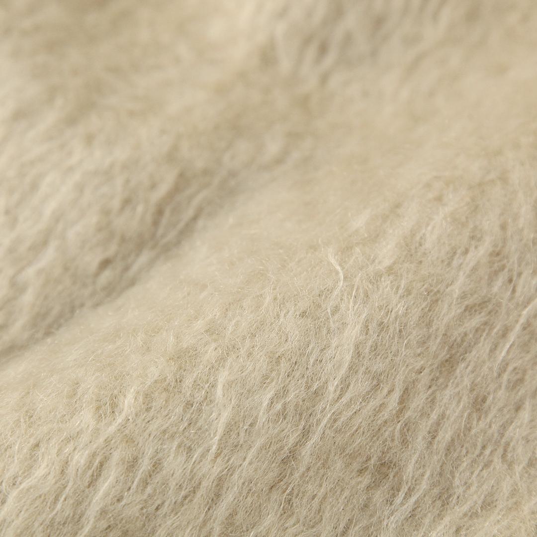 美品 nowos ノーウォス 19AW Shaggy Coat シャギーコート