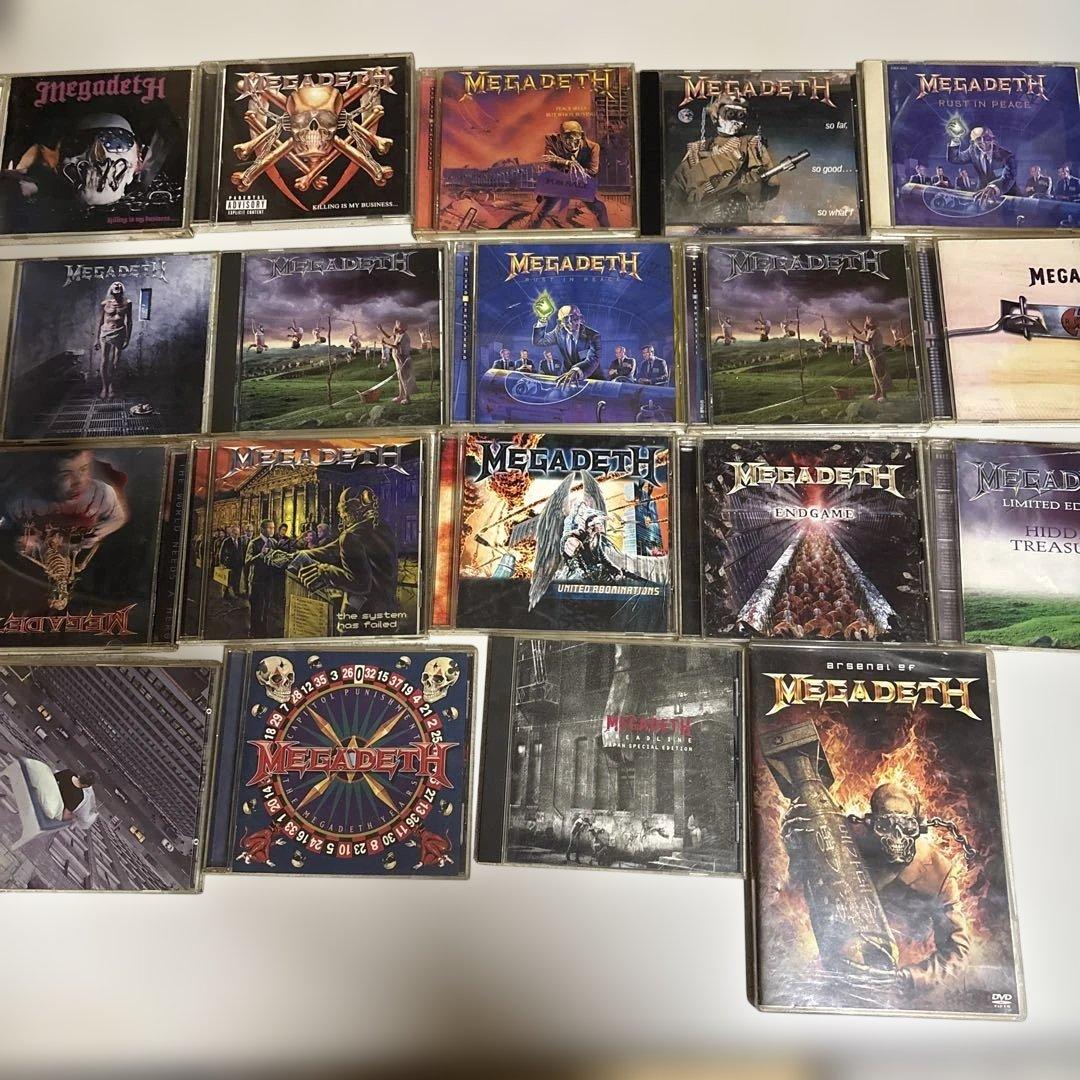 MEGADETH メガデス　CD/DVDセット