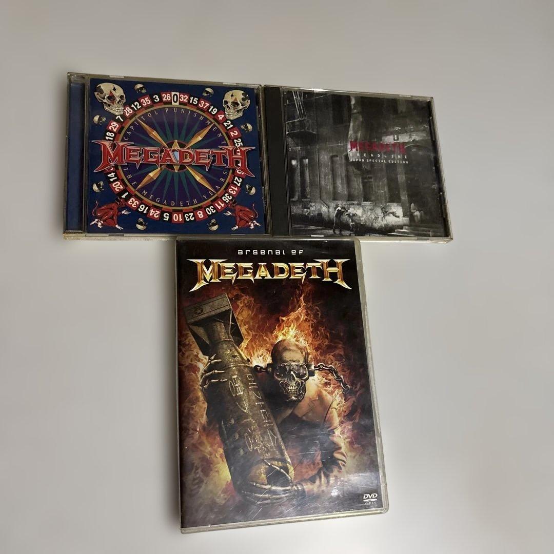 MEGADETH メガデス　CD/DVDセット