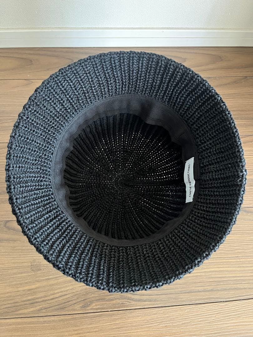 cootie productions knit crusher hat ブラック