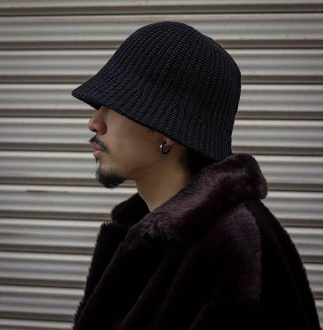 cootie productions knit crusher hat ブラック