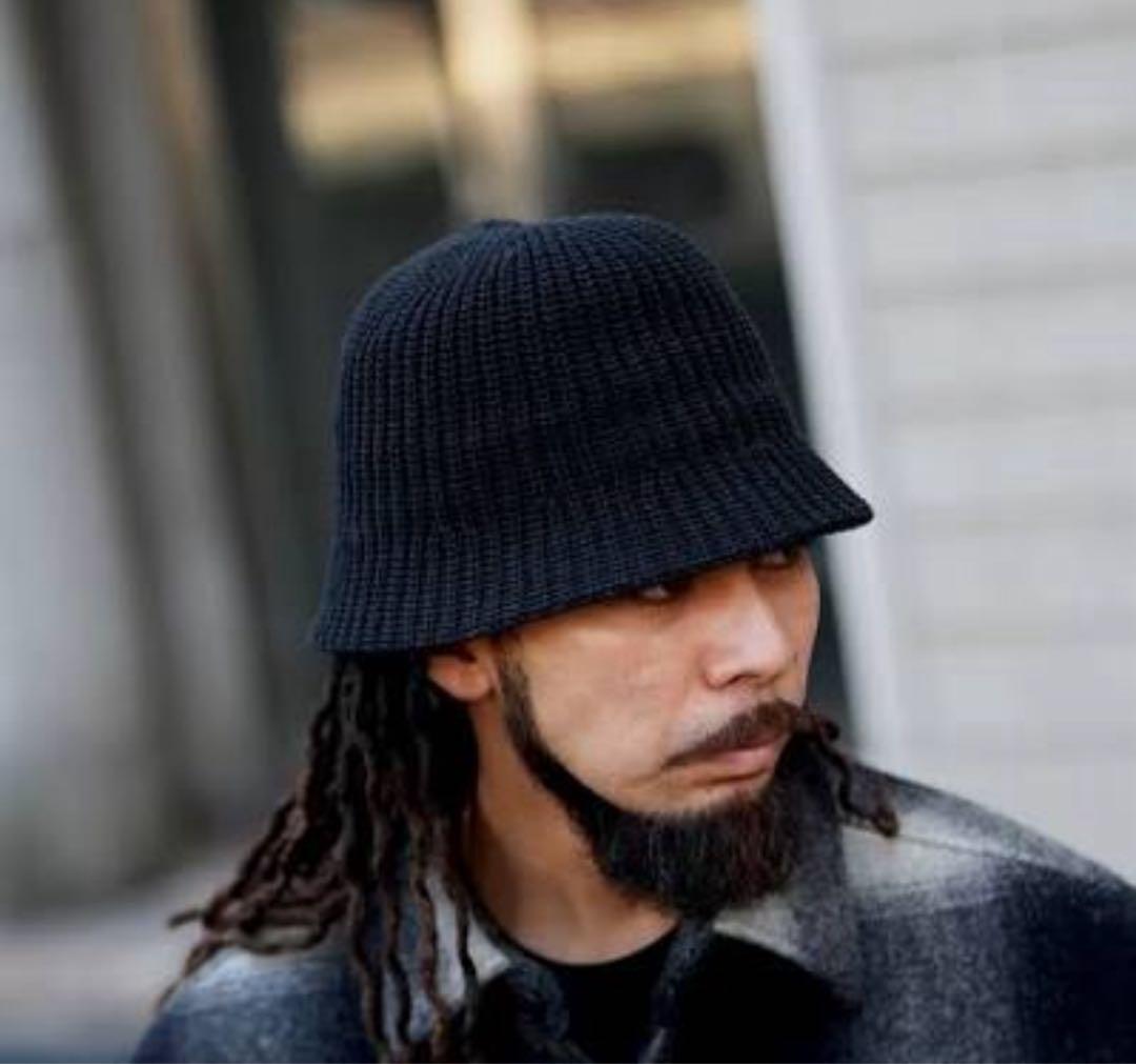 cootie productions knit crusher hat ブラック