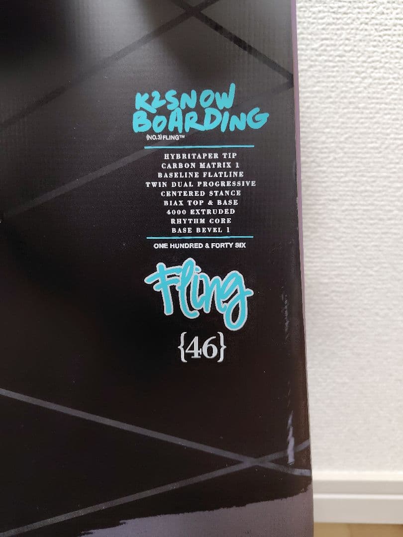 K2 FLING 146センチ レディース スノーボード ソフトケース付