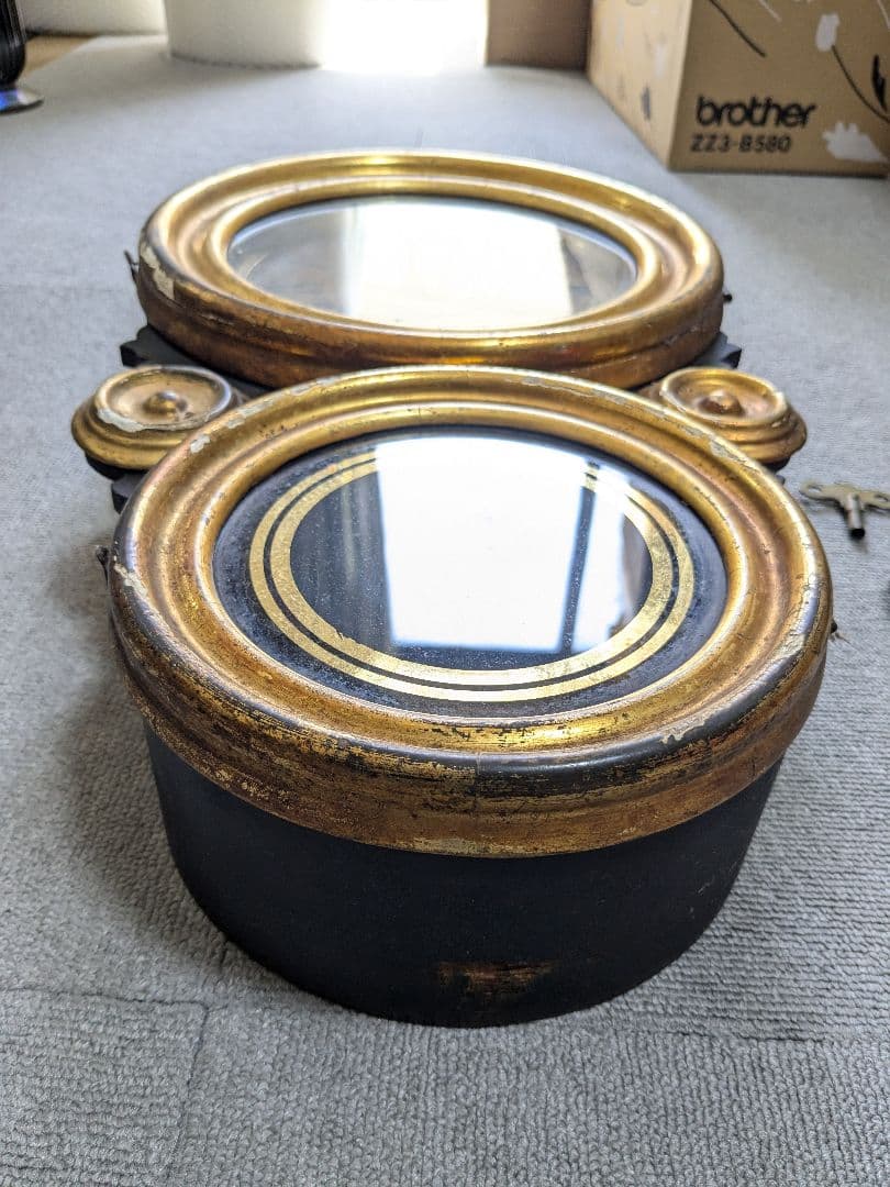 【ジャンク品】 イングラハム だるま時計 古時計 アンティーク ヴィンテージ