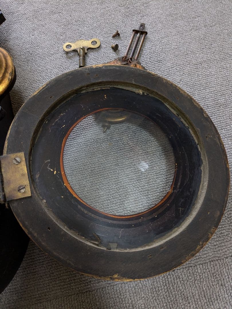 【ジャンク品】 イングラハム だるま時計 古時計 アンティーク ヴィンテージ