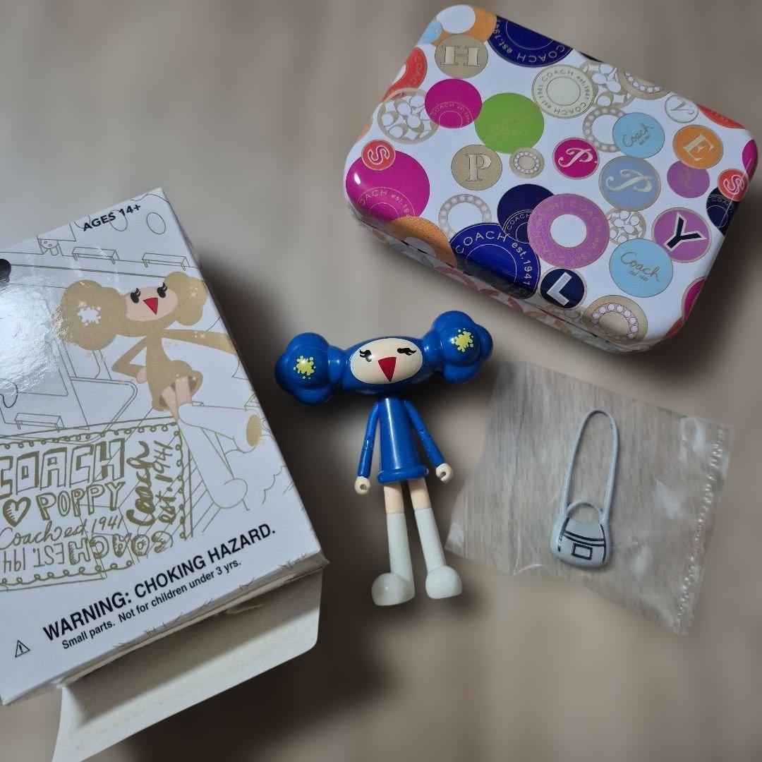 COACH Poppy フィギュア ミニバッグ 小物缶ケースセット