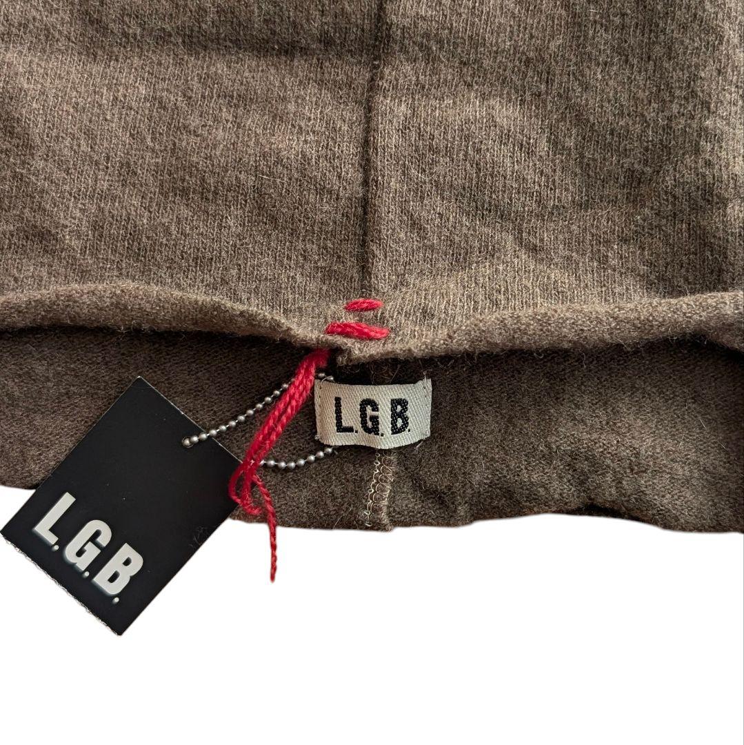 LGB カシミヤ100% CAP ビーニー ニット帽 レイヤード 新品 未使用