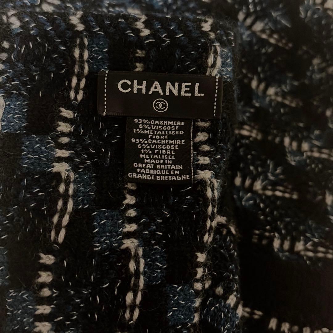 CHANEL マフラー　カシミヤ