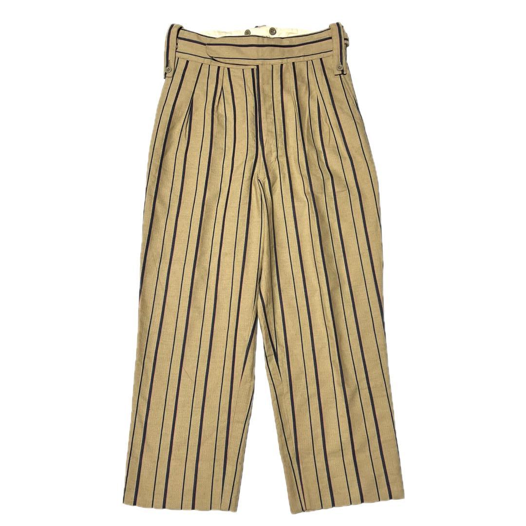 パンツ NEAT BELTLESS PANTS Cotton/Linen M