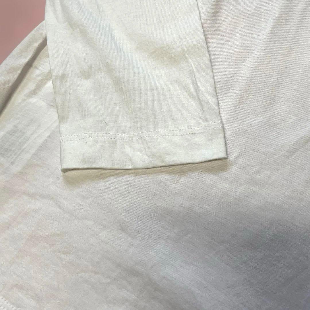 PRADA プラダ 長袖Tシャツ 白 XS タートルネック コットン 通年着用可