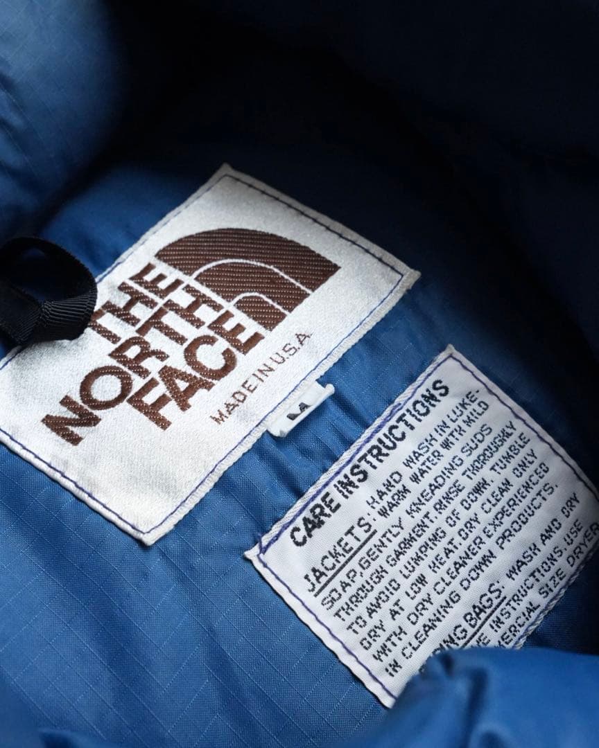 70s 〜80s THE NORTH FACE ダウンベスト 茶タグ アメリカ製
