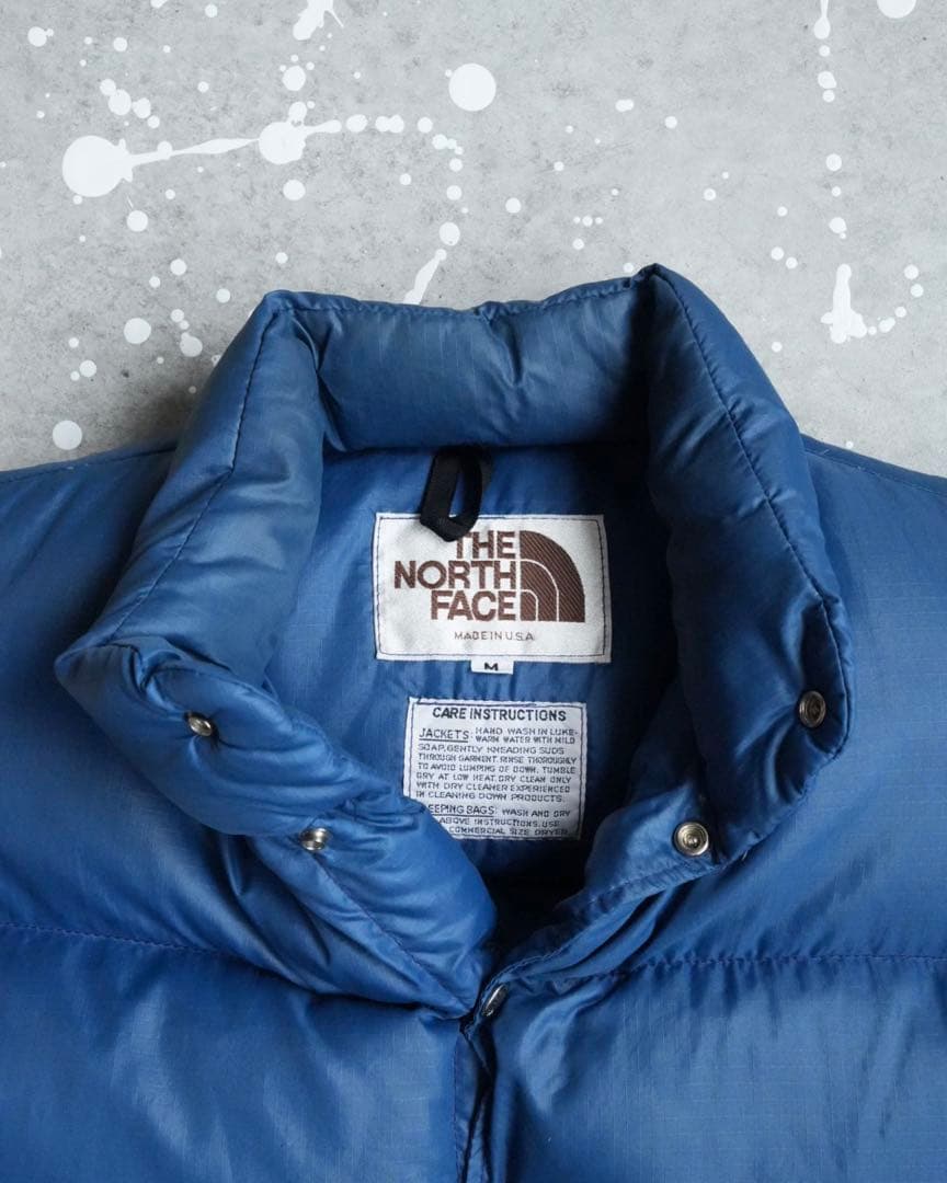 70s 〜80s THE NORTH FACE ダウンベスト 茶タグ アメリカ製
