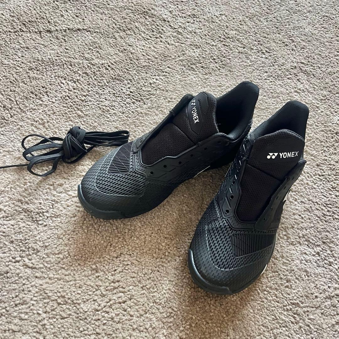 YONEX テニスシューズ ブラック 25.0 cm