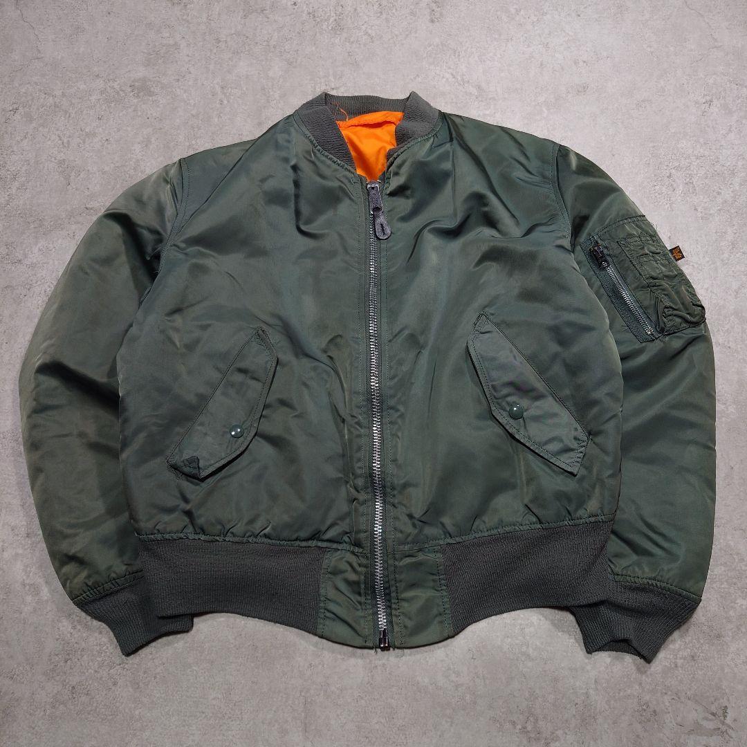 80s 90s ALPHA INDUSTRIES MA-1 USA製 M