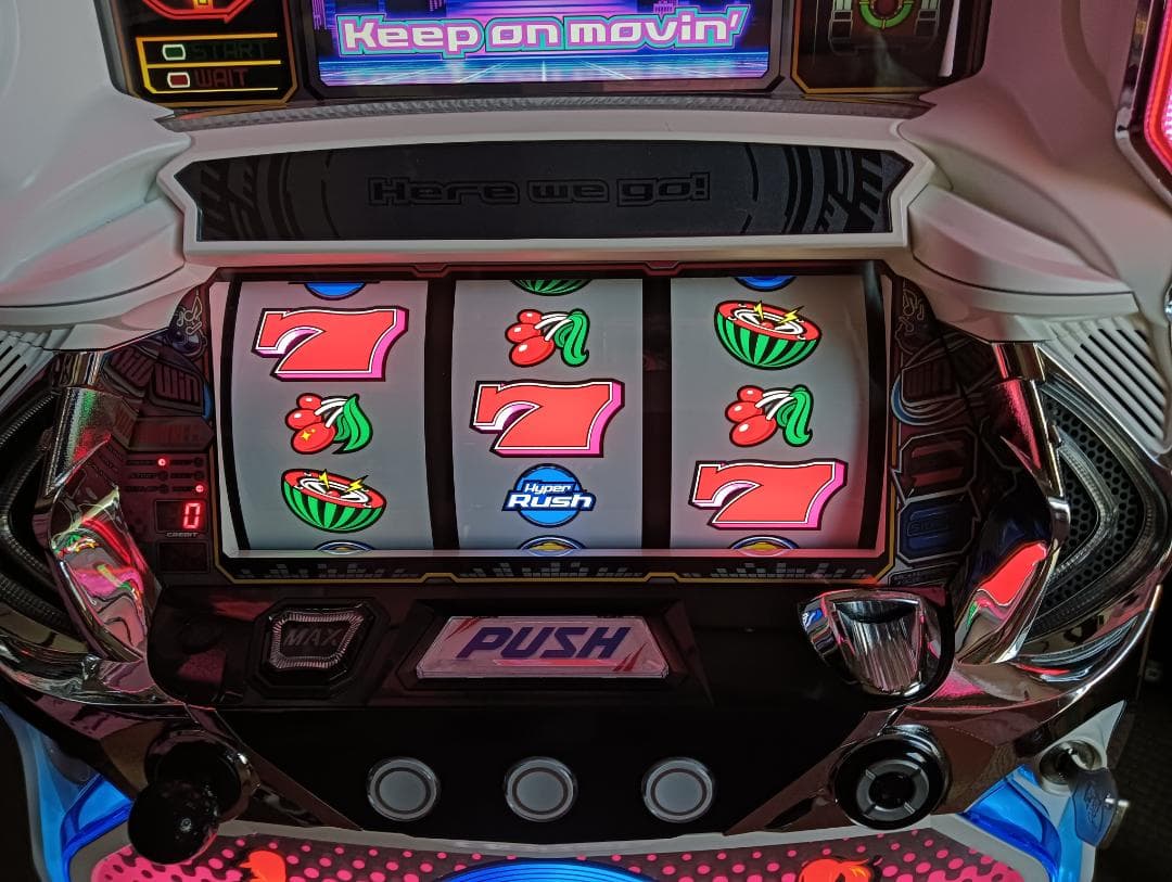 6号機 パチスロ実機 ハイパーラッシュ